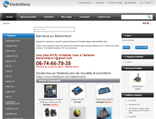 Tablet Screenshot of electromaroc.com